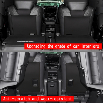 Ādas vidējās rindas aizmugures sēdekļa aizsargpade Toyota Alphard/Vellfire 40 Series, uzstādīšanas atbalsts