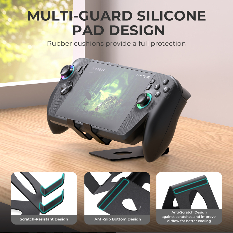 Stolni držač za ROG Xbox Ally/X Handheld, Switch OLED, Switch 2 i Steam Deck — Čelična konstrukcija, Model JYS-X155