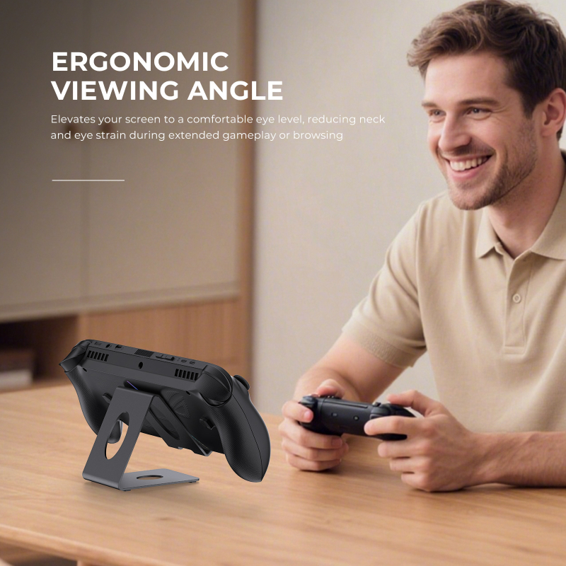 Stolni držač za ROG Xbox Ally/X Handheld, Switch OLED, Switch 2 i Steam Deck — Čelična konstrukcija, Model JYS-X155