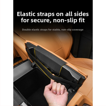 Rokas atbalsta kastītes pacēlāja spilvens Lynk & Co 09, glovbox uzglabāšanas aizsargs pārklājs, iekšējā uzglabāšana