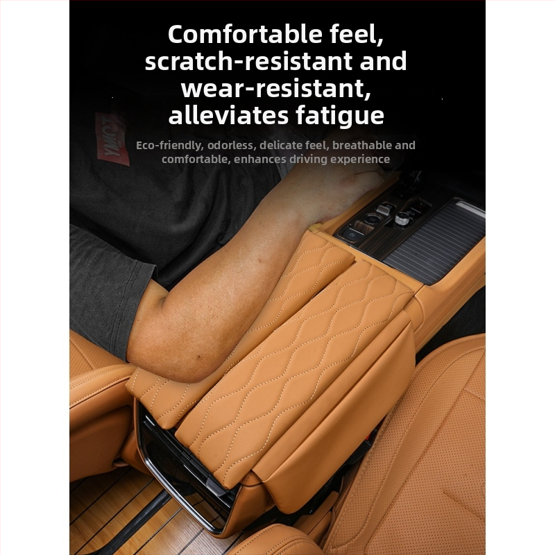 Rokas atbalsta kastītes pacēlāja spilvens Lynk & Co 09, glovbox uzglabāšanas aizsargs pārklājs, iekšējā uzglabāšana