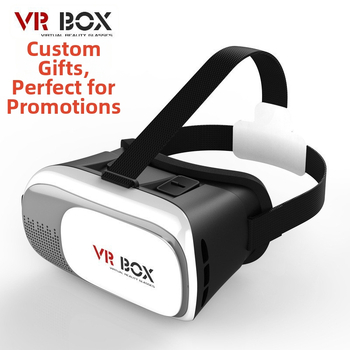 VR Box Otrās paaudzes virtuālās realitātes brilles ar 6 collu displeju, plastmasas korpuss, 400 g, saderīgas ar visām operētājsistēmām, polarizētās lēcas