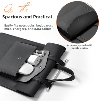 Τσάντα φορητού υπολογιστή PU υλικό, αδιάβροχη, ελαφριά, ανθεκτική στη φθορά