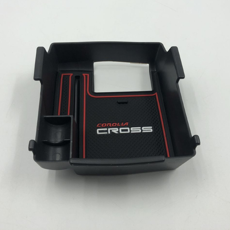 Centra konsoles uzglabāšanas kastīte Corolla Cross (2020–2024) – plastmasa, saderīga ar Toyota, 20 Corolla Cross modeļi, svars 300 g, pielāgošana pieejama