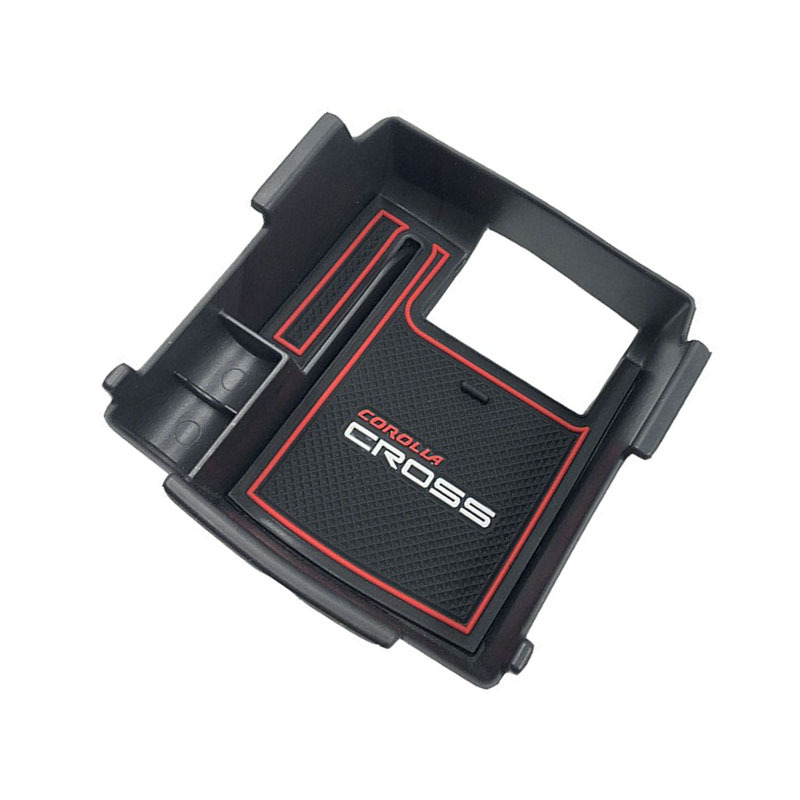 Centra konsoles uzglabāšanas kastīte Corolla Cross (2020–2024) – plastmasa, saderīga ar Toyota, 20 Corolla Cross modeļi, svars 300 g, pielāgošana pieejama