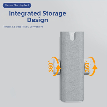 Pārvietojams tīrīšanas komplekts brillēm un ierīcēm — 5-in-1 universālais tīrīšanas komplekts, modelis QJ033, OEM, 18 g, iepakojums 10
