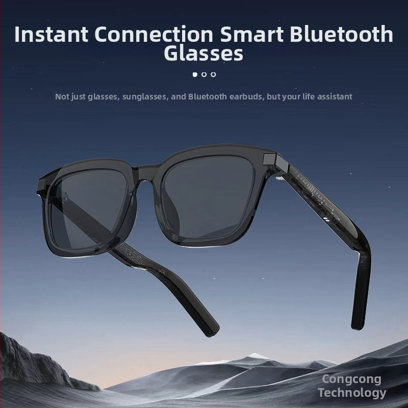 Ochelari Bluetooth AI – Montați pe cap, Model G06, Baterie 200mAh, Greutate 43.5 g, Rază până la 10 m, Cameră: Nu