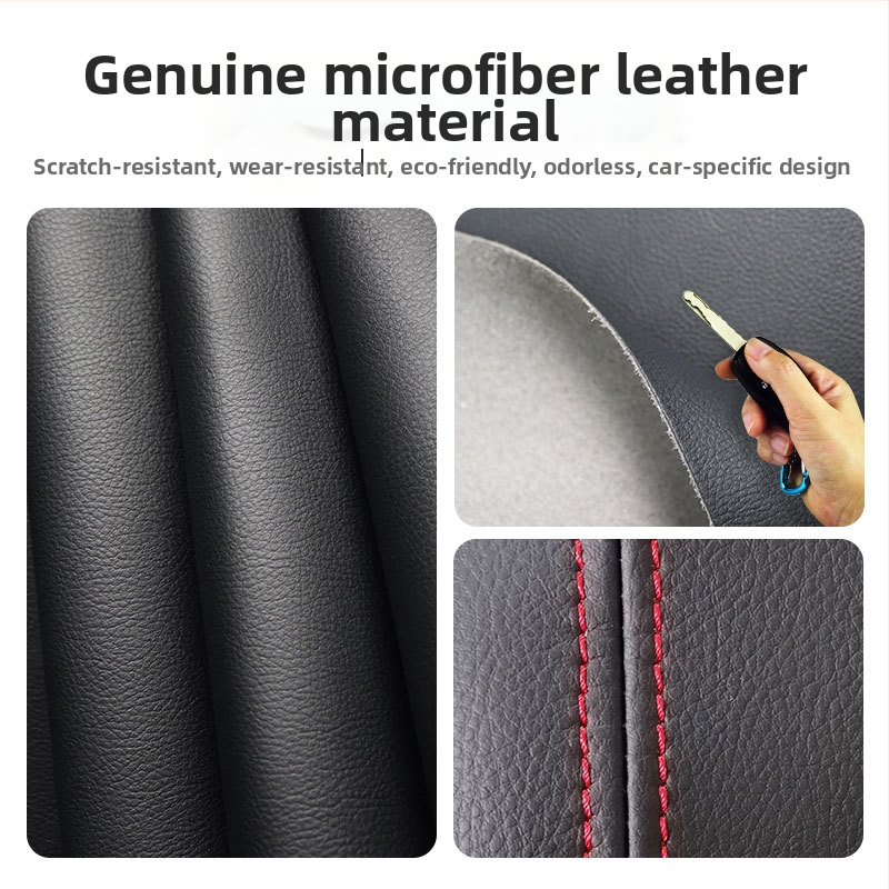 Kryt schránky podrúčnej opierky pre VW Tiguan L (2017–2021) — Microfiber Leather; kompatibilný so stredovou konzolou