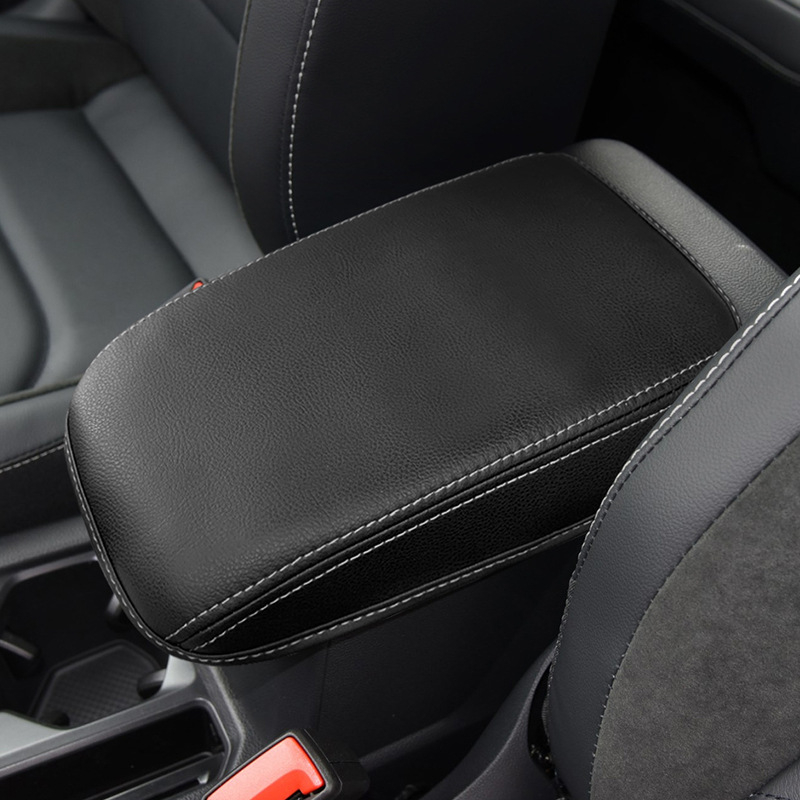 Калъф за подлакътник на автомобил — Microfiber Leather; съвместим с Volkswagen Tiguan L (2017–2021); защита на централната конзола