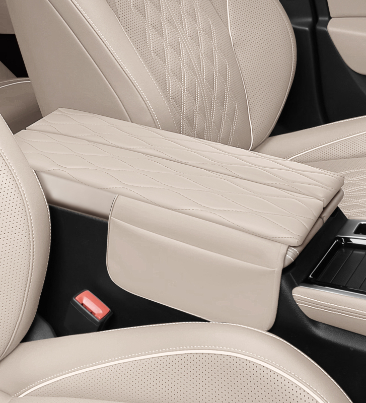 Кожена подложка за централния подлакътник с повдигащ ефект, съвместима с 26 модела Volkswagen Sagitar L