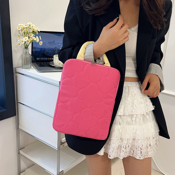 Husă pentru tabletă cu buzunar interior din țesătură brodată, nylon respirabil, căptușeală poliester, vară 2025, stil elit business