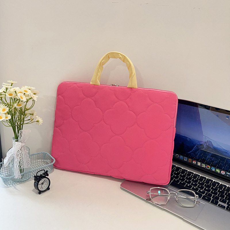 Husă pentru tabletă cu buzunar interior din țesătură brodată, nylon respirabil, căptușeală poliester, vară 2025, stil elit business