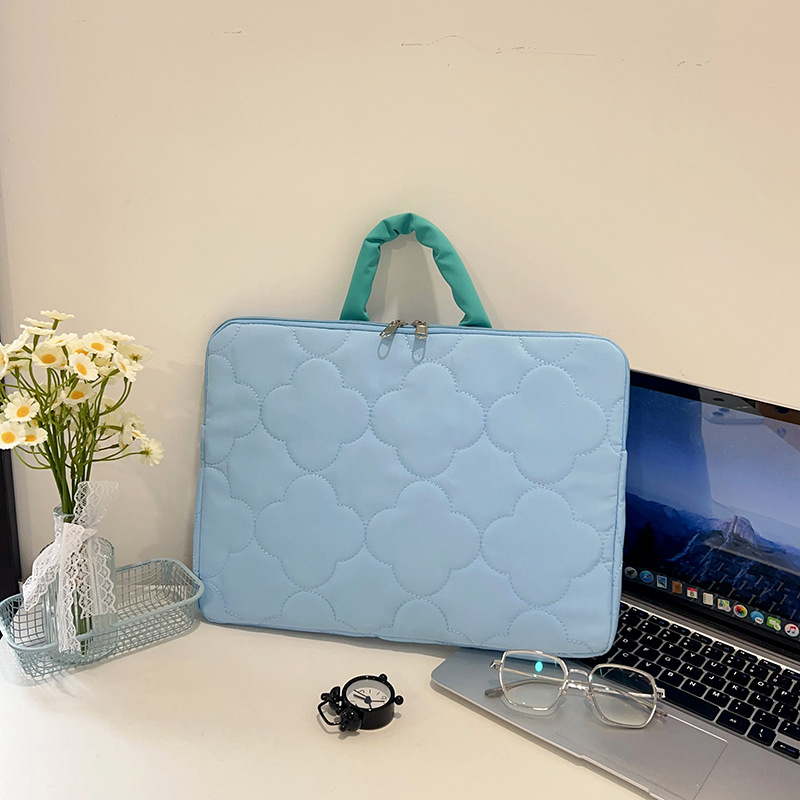 Husă pentru tabletă cu buzunar interior din țesătură brodată, nylon respirabil, căptușeală poliester, vară 2025, stil elit business