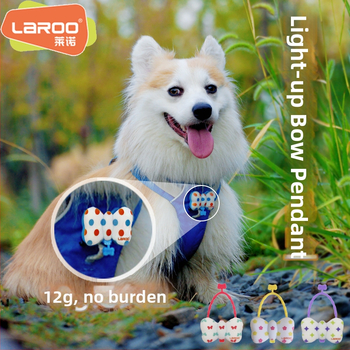 Suņa nakts gaismas kaklars, silikona materiāls, loku formas paraugs, Ins stils, universāla izmantošana