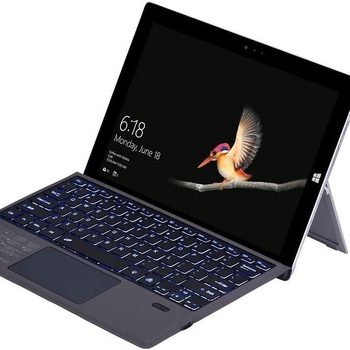 Surface billentyűzet Microsoft Surface Pro 4–7-hez érintőpaddal – Bluetooth vezeték nélküli WR218 (2021)
