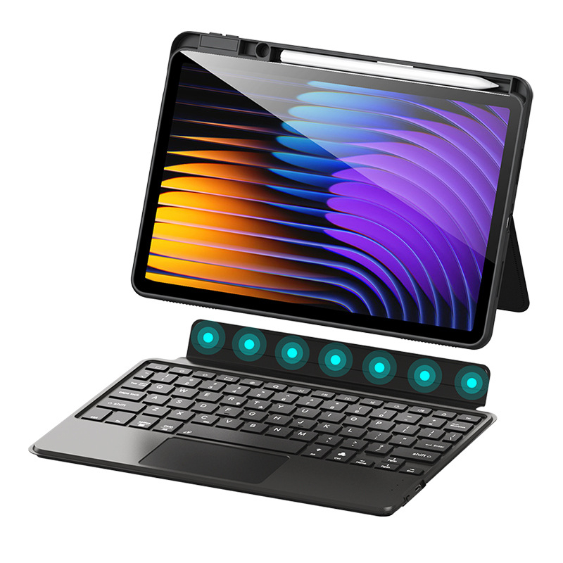 Bežični Bluetooth tipkovnica s magnetskim podjelom za Xiaomi Tablet 7/7 Ultra — ergonomska podrška, težina 670 g