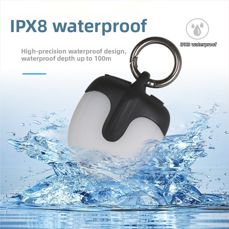 Divpusēja 360° LED gaisma suņa pastaigām, uzlādējama, pakārama