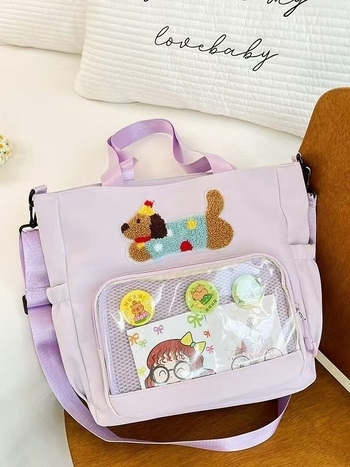 Geantă din pânză, cu căptușeală din nailon, impermeabilă și respirabilă, pentru antrenamente în afara campusului