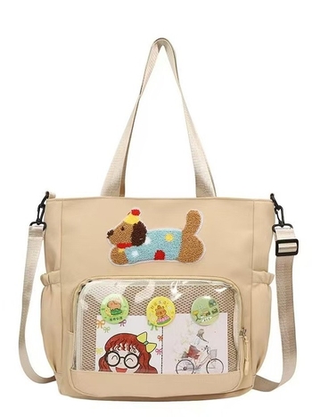 Geantă din pânză, cu căptușeală din nailon, impermeabilă și respirabilă, pentru antrenamente în afara campusului