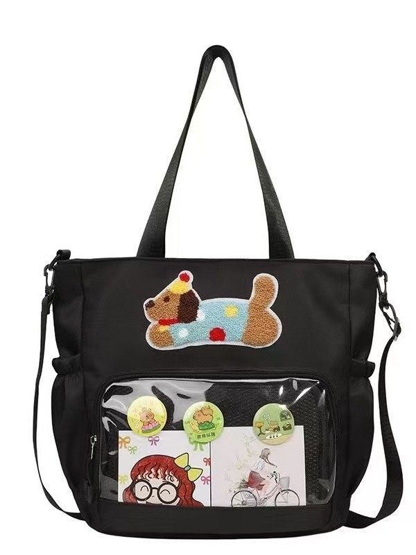 Geantă din pânză, cu căptușeală din nailon, impermeabilă și respirabilă, pentru antrenamente în afara campusului