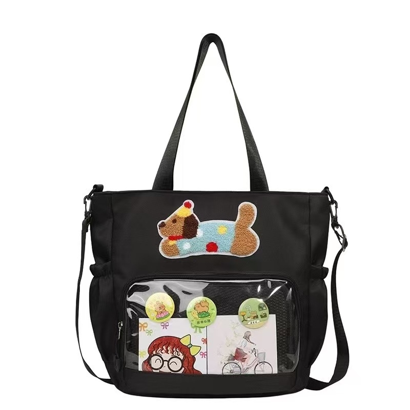 Geantă din pânză, cu căptușeală din nailon, impermeabilă și respirabilă, pentru antrenamente în afara campusului