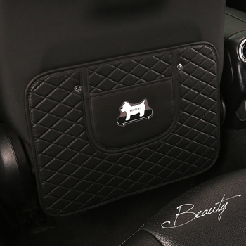 Zaštitna podloga za stražnju sjedalicu automobila s dizajnom jazavčića – sva godišnja doba, PU materijal, punilo spužva, marka Cow mom craft