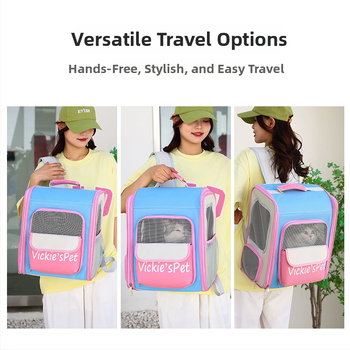 Σακίδιο μεταφοράς κατοικίδιων από Oxford, με αντίθετο σχέδιο, μάρκα Pet officer, προέλευση Hebei