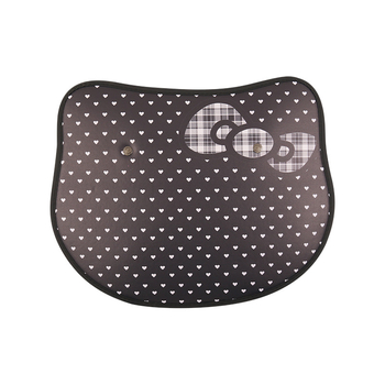 Zaštitna navlaka stražnji dio automobila za djecu – leopard uzorak, detalj srce mašna, protiv prljanja i trenja (Brand: Cow mom craft; Materijal: PU; Nadomještaj: spužva; Stil: Univerzalan)