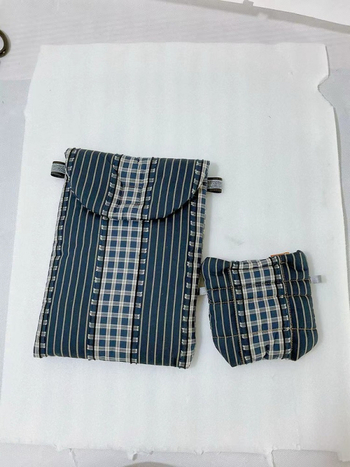 Torba za prijenosno računalo s geometrijskim uzorkom, poliester vanjska i podstava, svjež i sladak stil, proljeće 2025