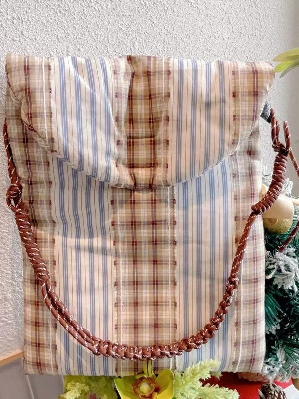 Torba za prijenosno računalo s geometrijskim uzorkom, poliester vanjska i podstava, svjež i sladak stil, proljeće 2025