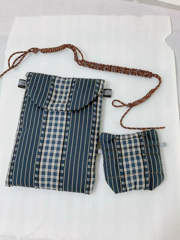 Torba za prijenosno računalo s geometrijskim uzorkom, poliester vanjska i podstava, svjež i sladak stil, proljeće 2025