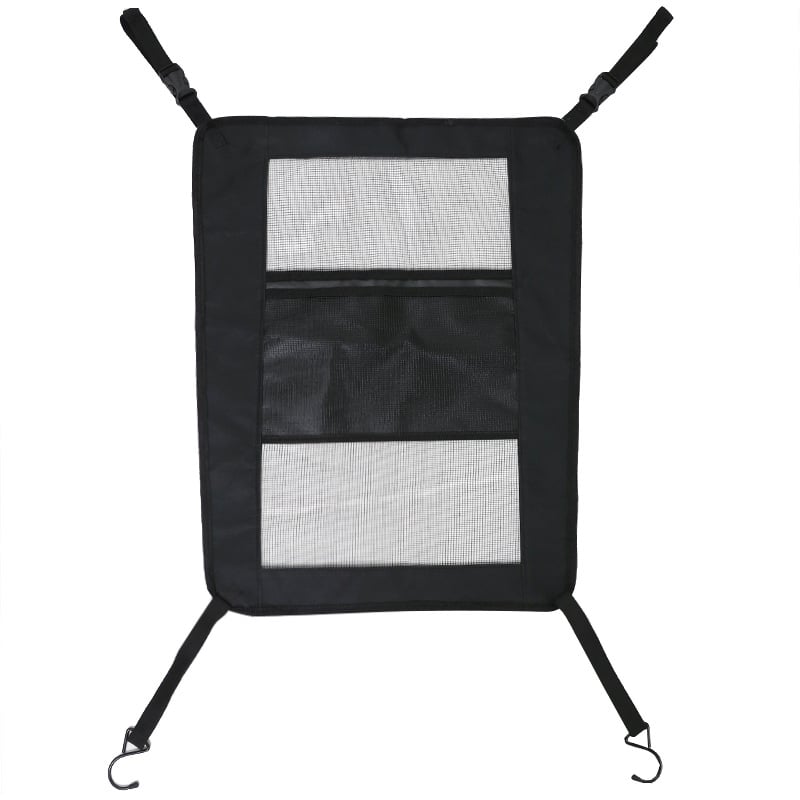 Autóülés középső tároló táska — állat-elválasztó háló, vízálló Oxford anyag, univerzális illeszkedés, logó nyomás lehetséges