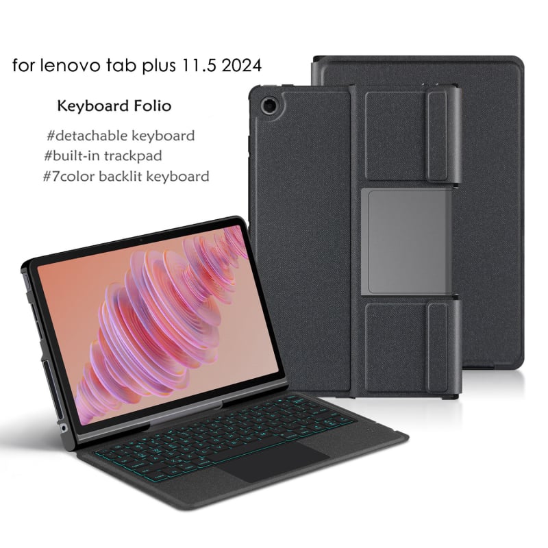 Bežična tipkovnica za Lenovo Tab Plus 11.5 — Bluetooth, model YJ-TP115, težina 1,5 kg, tiskano logo, kompatibilno s Lenovo Tab Plus 11.5 20224