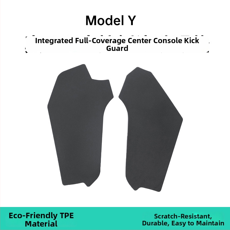 Tesla Model 3/Y bočná ochranná doska centrálnej konzoly (kick pad) – všetky ročné obdobia, TPE, kód YS-01