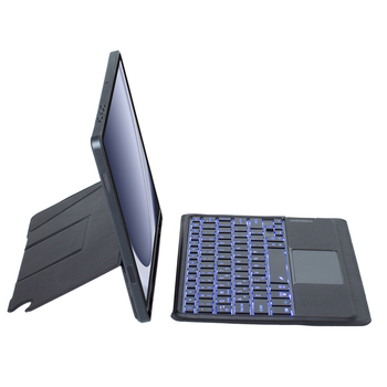 Ασύρματο Bluetooth πληκτρολόγιο για Samsung Tab A11 Plus με πλωτή βάση, μαγικό πληκτρολόγιο, διαχωρισμένη αφή και φωτιζόμενα πλήκτρα