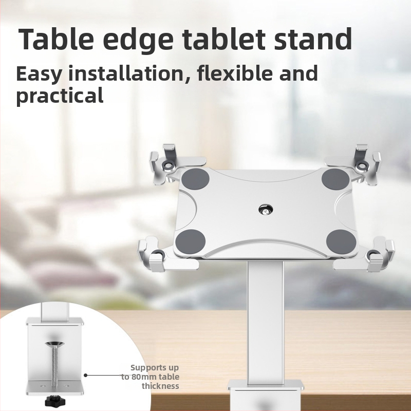 Držač za tablet s preklopnim dizajnom; osnova/držač za tablete; kompatibilan s iPad 2/3/4 iPad Mini; težina 0,8 kg; model D0005-1/2/3