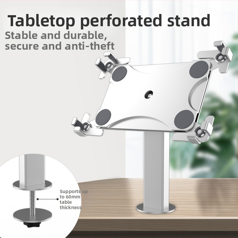 Držač za tablet s preklopnim dizajnom; osnova/držač za tablete; kompatibilan s iPad 2/3/4 iPad Mini; težina 0,8 kg; model D0005-1/2/3