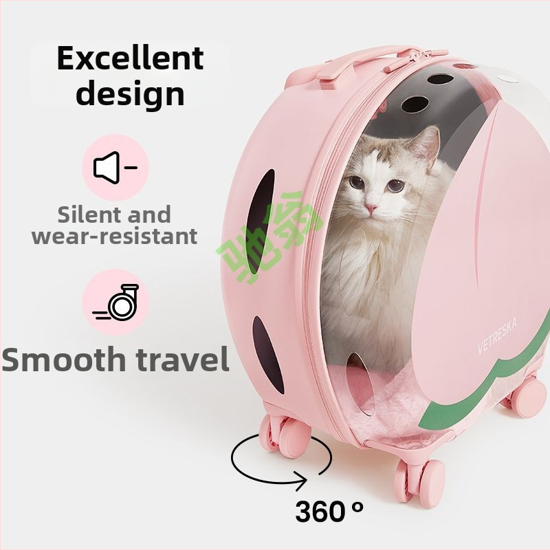 Rucsac pentru animale de companie în formă de capsulă spațială — Material PP, Brand Chi Weng, Geantă pentru animale, Nu este importat