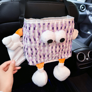 Coș de gunoi pentru spatele scaunului auto, impermeabil, organizator de depozitare 2 în 1, de agățat