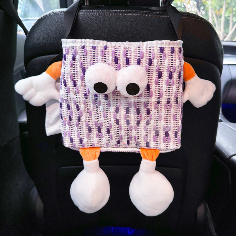 Coș de gunoi pentru spatele scaunului auto, impermeabil, organizator de depozitare 2 în 1, de agățat