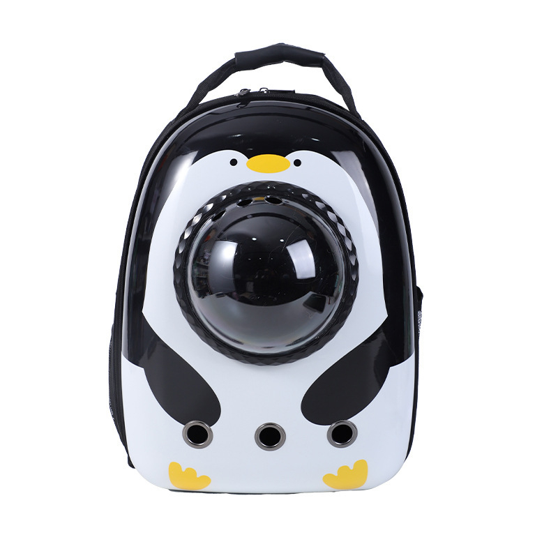 Τσάντα μεταφοράς γάτας με αερισμό — πλαστικό υλικό, χωρητικότητα 5, σχέδιο καρτούν, μέτρια σκληρότητα, μάρκα Powerful merchants