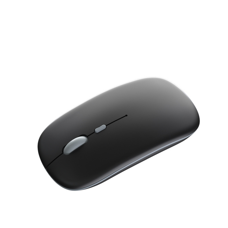 Bezdrôtová Bluetooth nabíjateľná tichá myš s dvojmodovým režimom 5.0 pre Apple, Android a Windows