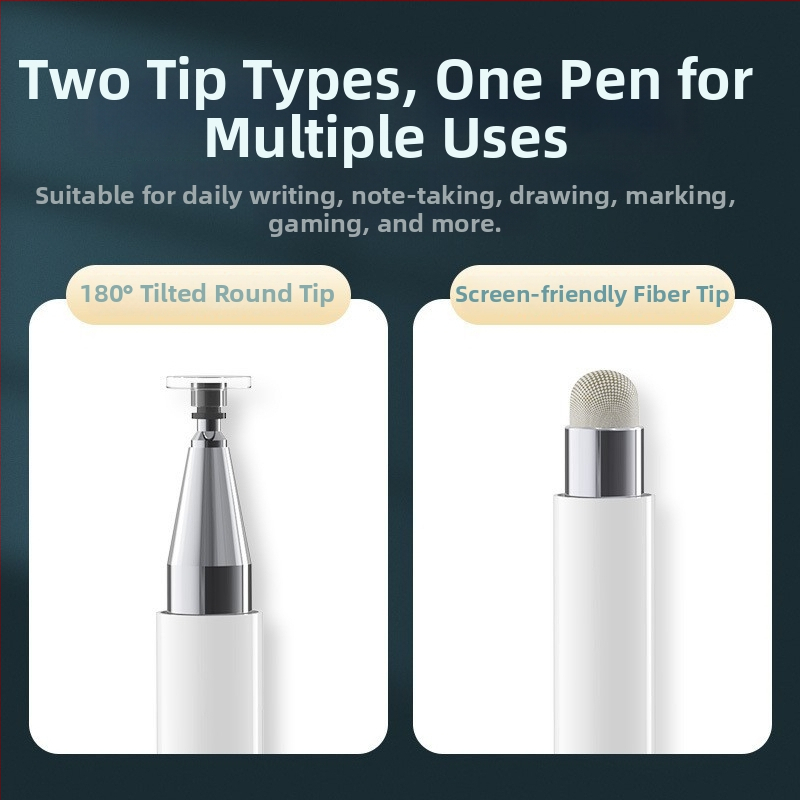 DRB-1 stilus kapacitiniam jutikliniam ekranui, magnetinė dviguba funkcija, OEM gamyba, suderinamas su iPad