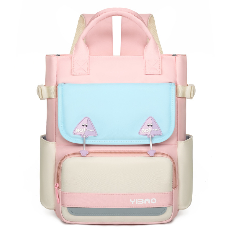 Dvostruko funkcionalan dječji ruksak za dopunske lekcije, za osnovnu školu, prozračan, vodootporan, ultra lagan, Oxford platno, unisex