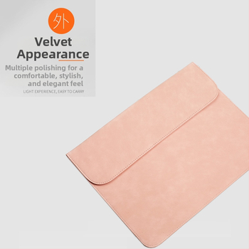 Puzdro na notebook s magnetickým uzáverom, PU-koža, vnútorné vrecko na notebook, vodeodolné a odolné voči nárazu, pre notebook, tablet a iPad