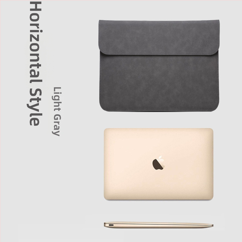 Puzdro na notebook s magnetickým uzáverom, PU-koža, vnútorné vrecko na notebook, vodeodolné a odolné voči nárazu, pre notebook, tablet a iPad