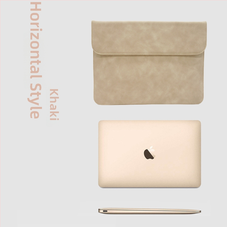 Puzdro na notebook s magnetickým uzáverom, PU-koža, vnútorné vrecko na notebook, vodeodolné a odolné voči nárazu, pre notebook, tablet a iPad