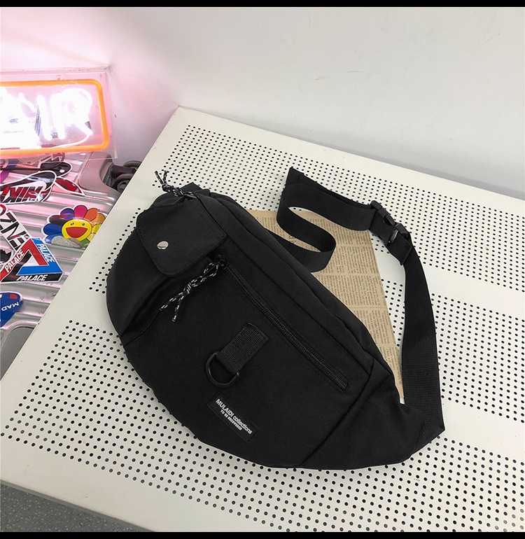 Najlonska crossbody torba, zatvaranje zipom, poliester podstava, unutarnji džep sa zatvaračem