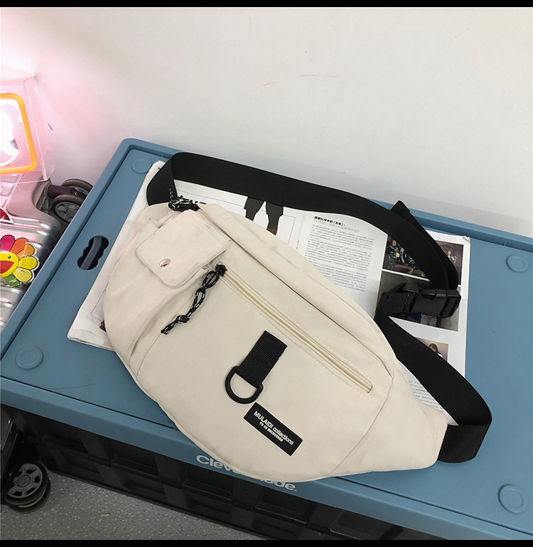 Najlonska crossbody torba, zatvaranje zipom, poliester podstava, unutarnji džep sa zatvaračem