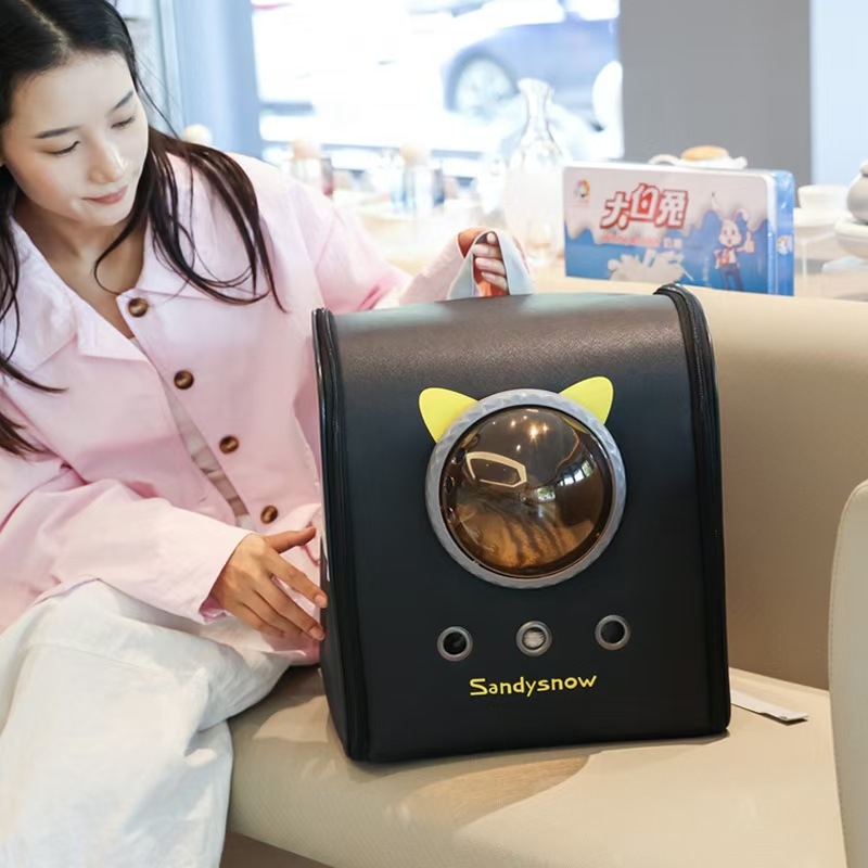 Μεταφορική τσάντα κατοικίδιων για γάτες και σκύλους – Διαστημικό σχέδιο κάψουλας, αναπνεύσιμη (Υλικό: PVC; Χωρητικότητα: 5 kg; Σκληρότητα: Μεσαία-σκληρή; Μάρκα: Early Autumn)